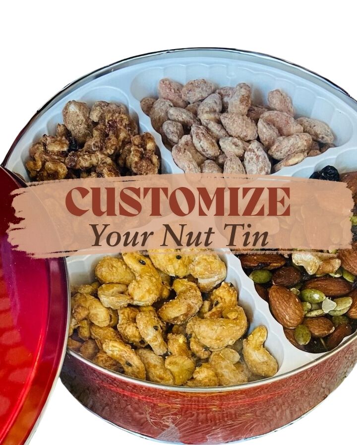 Custom 2-Pound Gourmet Nut Tin
