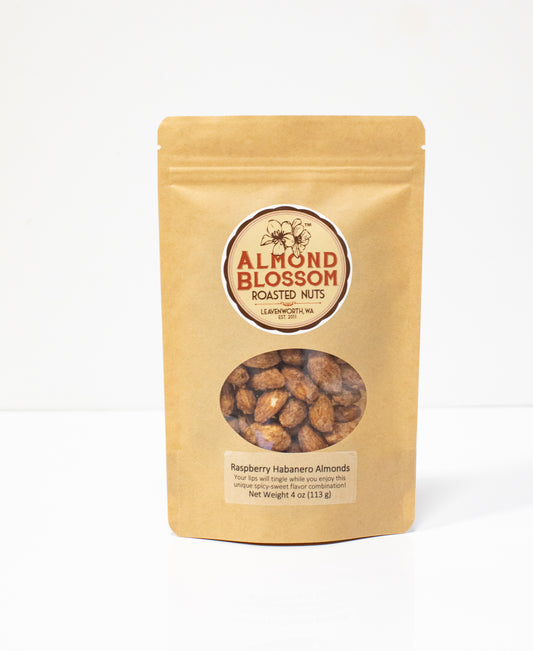 Raspberry Habanero Almonds
