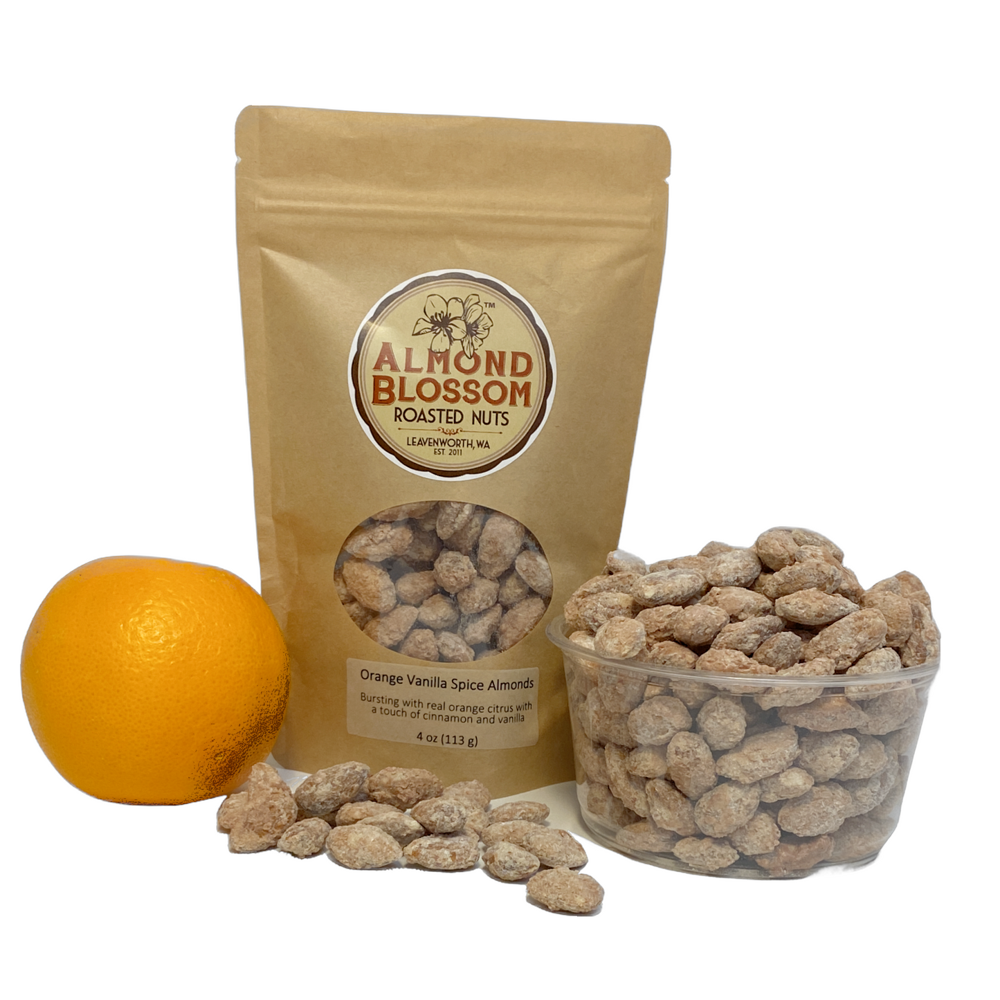 Orange Vanilla Almonds