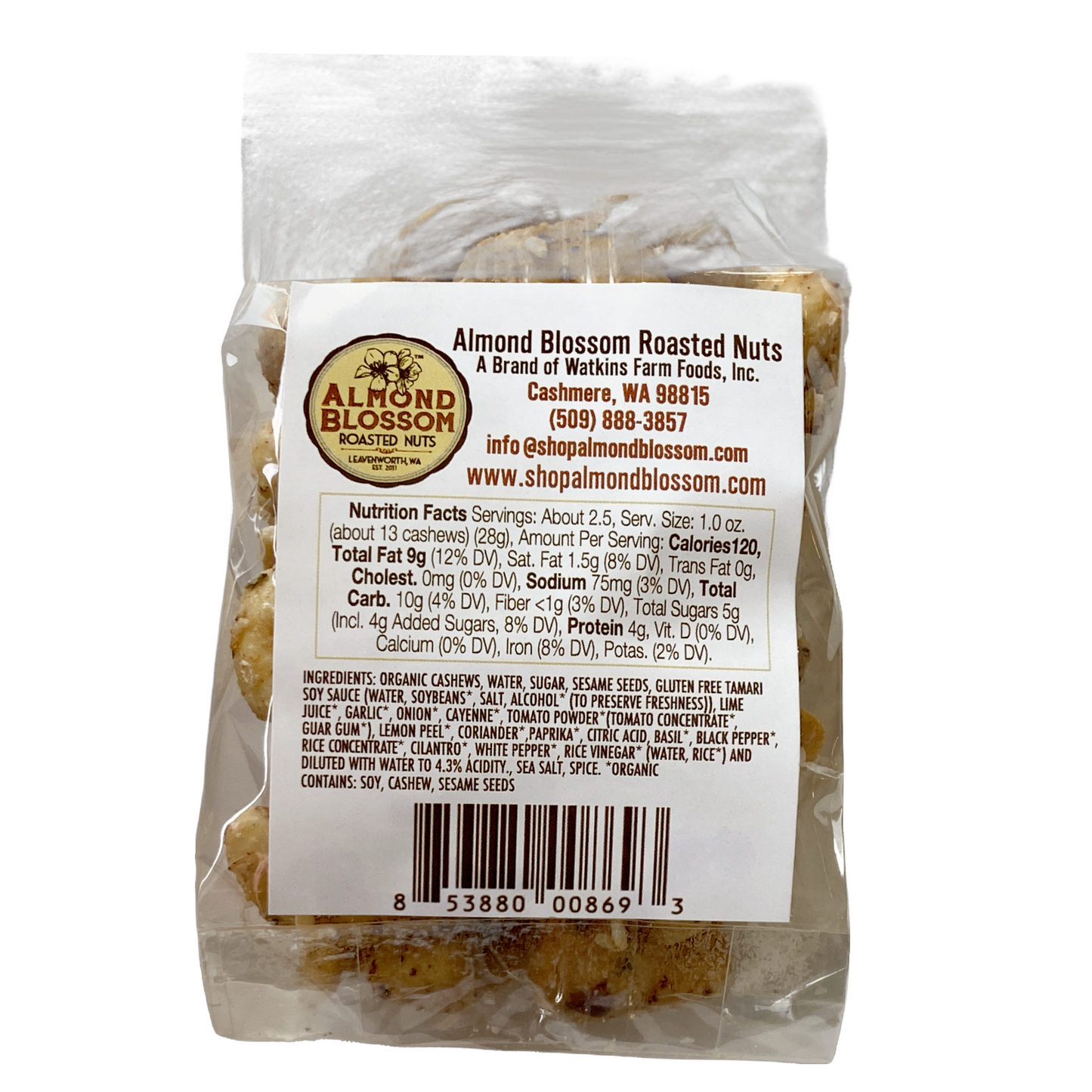 Thai Chili Lime Cashews